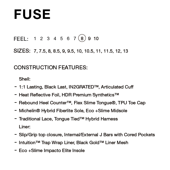 RIDE ブーツ  FUSE BLACK 26-27 スノーボードブーツ 日本正規品
