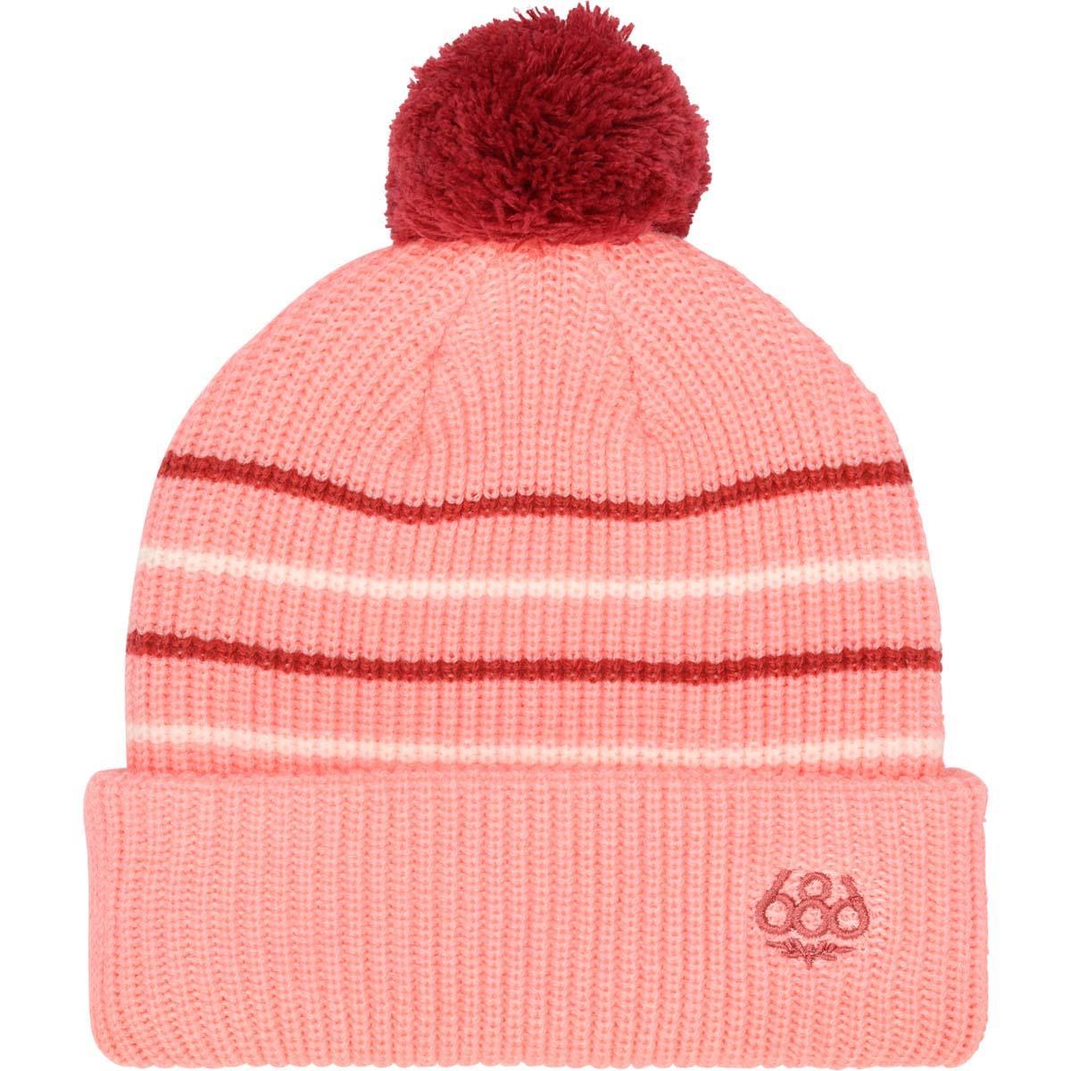 スノーボード アクセサリー シックスエイトシックス 686 YOUTH POM BEANIE GERANIUM PINK 25-26 送料無料 日本正規品 予約商品 店頭受け取り可能