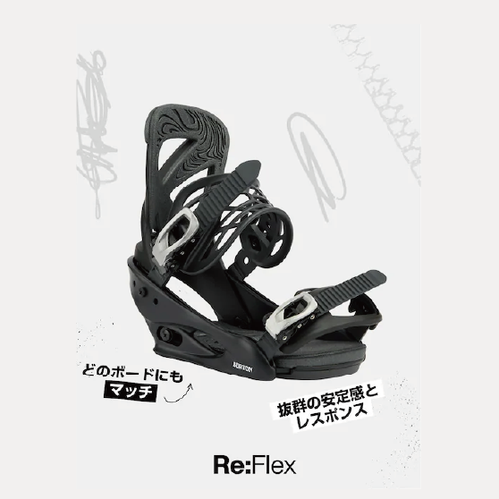 スノーボード バインディング バートン BURTON GENESIS White 25-26