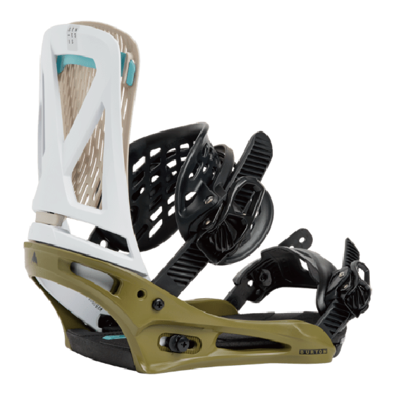 BURTON ビンディング バートン  Men's Genesis Re:Flex White/Dried Moss 1054719E9M 26-27 バインディング 日本正規品