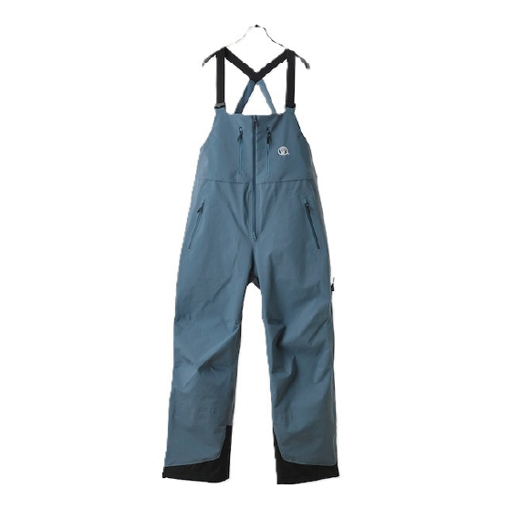 UNFUDGE ウェア アンファッジ  GENTLE BIB PANTS WIDE FIT BLUEGREY 26-27 スノーボードウェア 日本正規品