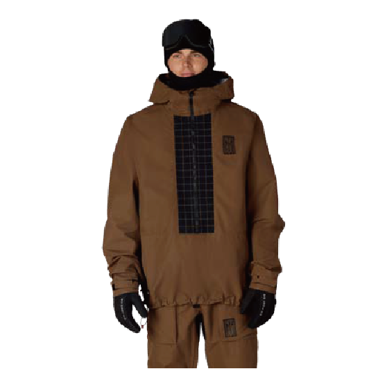 686 ウェア ロクハチロク MENS GHOST™ 2.5L ANORAK DARK EARTH RIPSTOP M3WN136 26-27 スノーボードウェア 日本正規品