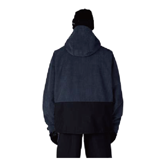 686 ウェア ロクハチロク MENS GHOST? 2.5L ANORAK NAVY WIDE WALE CORDUROY M3WN136 26-27 スノーボードウェア 日本正規品