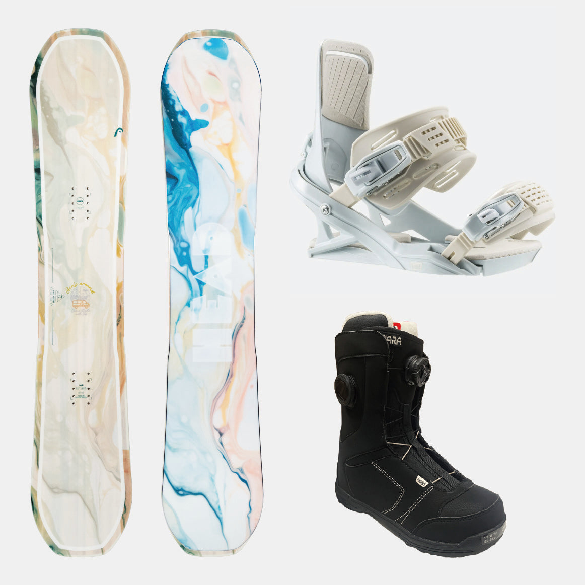 HEAD スノーボード＆シューズセット 157cm/27.5cm Amazon | HEAD(ヘッド) 23-24 メンズ スノーボード 3点セット 板