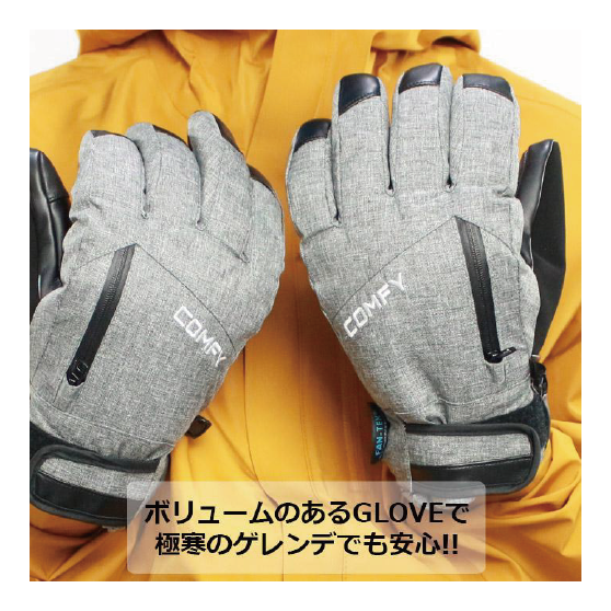 COMFY コンフィ [comfy] GLOVE スノーボード グローブ Olive