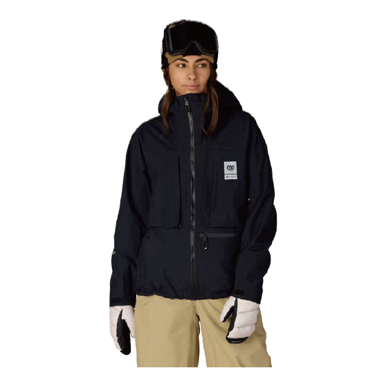 686 ウェア ロクハチロク WOMENS GORE-TEX SCHEME™ THERMAGRAPH® JACKET BLACK M6WN339 26-27 スノーボードウェア 日本正規品