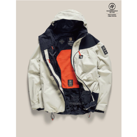 686 ウェア ロクハチロク MENS GORE-TEX DISPATCH? THERMAGRAPH? JACKET LIMESTONE COLORBLOCK M6WN184 26-27 スノーボードウェア 日本正規品