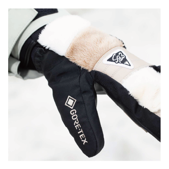 EBS グローブ エビス GORE-TEX EXCLUSIVE WHITE FUR 4600016 26-27 スノーボードグローブ 日本正規品