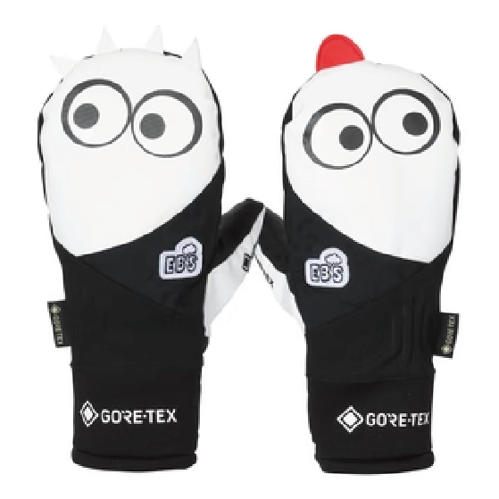 EBS グローブ エビス GORE-TEX KEMONO CHAN WHITE 4600015 26-27 スノーボードグローブ 日本正規品