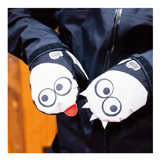EBS グローブ エビス GORE-TEX KEMONO CHAN WHITE 4600015 26-27 スノーボードグローブ 日本正規品