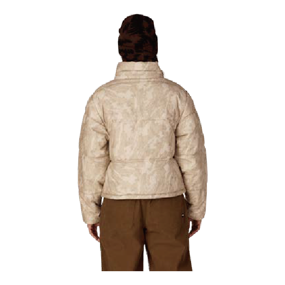 686 ウェア ロクハチロク WOMENS GRACIOUS PUFFER JACKET LIMESTONE SCRATCH CAMO M6WNFLC339 26-27 スノーボードウェア 日本正規品