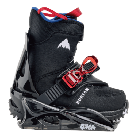 BURTON ビンディング バートン  Kids' Grom Disc Black 1057715A02 26-27 バインディング 日本正規品