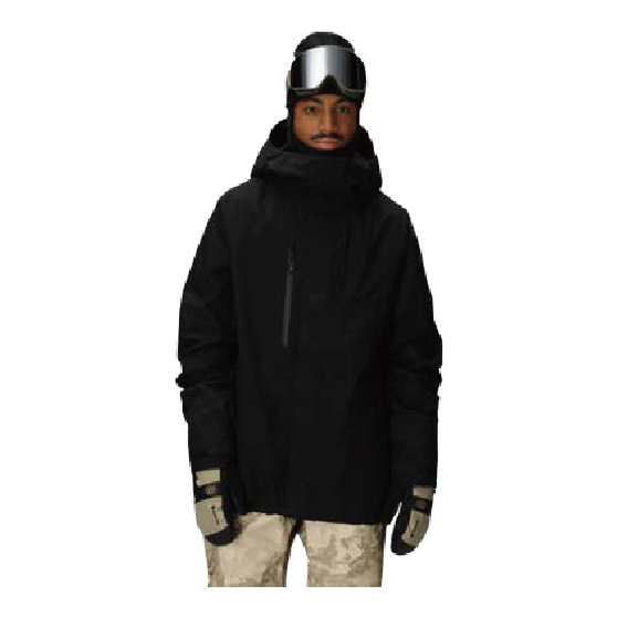 686 ウェア ロクハチロク MENS GORE-TEX CORE SHELL JACKET BLACK M5WN162 26-27 スノーボードウェア 日本正規品