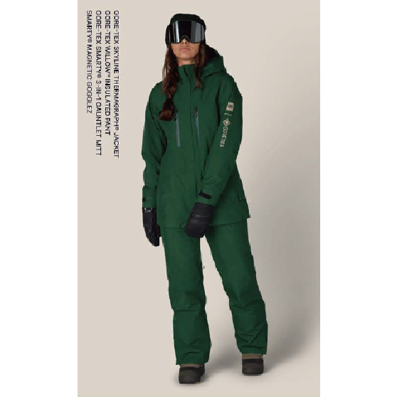 686 ウェア ロクハチロク WOMENS GORE-TEX SKYLINE™ THERMAGRAPH® JACKET BLACK PLUM M5WN334 26-27 スノーボードウェア 日本正規品