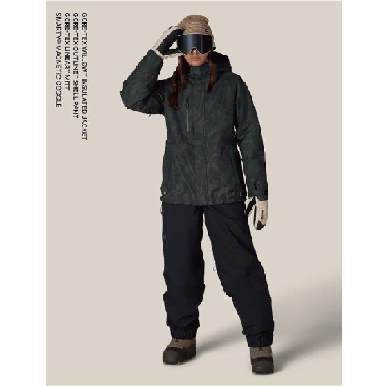 686 ウェア ロクハチロク WOMENS GORE-TEX WILLOW? INSULATED JACKET BLACK M5WN335 26-27 スノーボードウェア 日本正規品