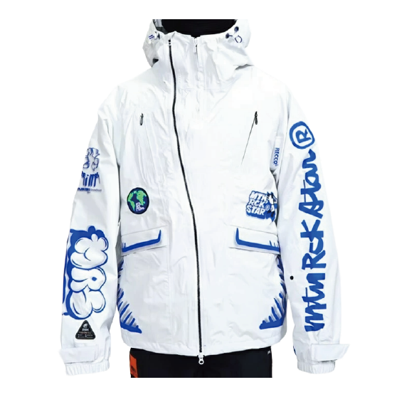 MTN,ROCK STAR ウェア マウンテン ロックスター H 3 JACKET ( 3layer fabric ) 26-27 スノーボードウェア 日本正規品