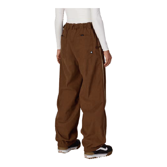 686 ウェア ロクハチロク WOMENS HELLKAT? SHELL PANT DARK EARTH GRID CORDUROY M6WN449 26-27 スノーボードウェア 日本正規品