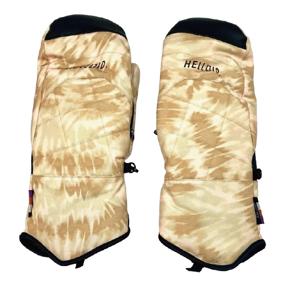 HELLOID ヘルロイド [helloid] OVER MITTEN GLOVE 24-25 スノーボード アクセサリー Tie Dye
