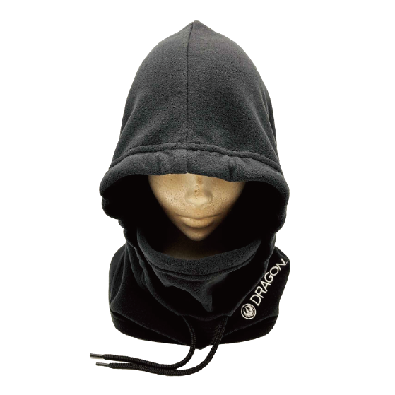 DRAGON ドラゴン  HELMET HOOD WARMER BLACK 26-27 日本正規品
