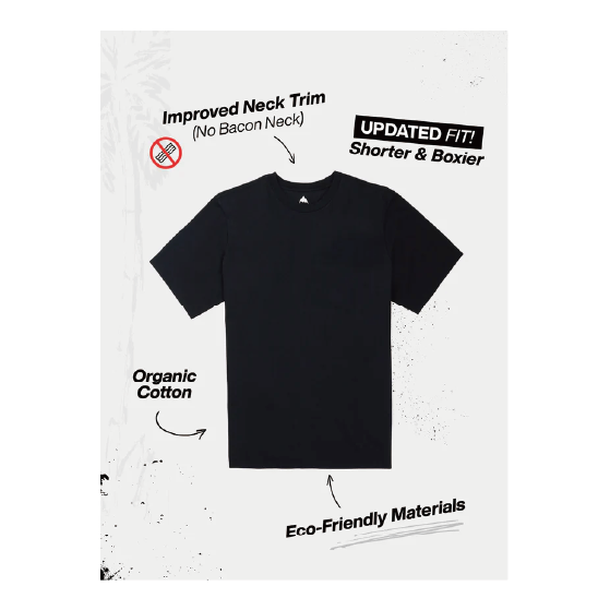 BURTON バートン  Hesston Short Sleeve T-Shirt True Black 2350012A04 26-27 日本正規品