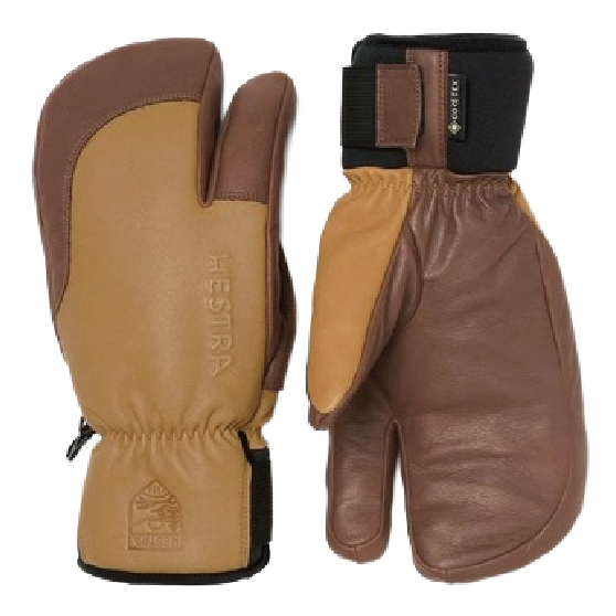 25-26 HESTRA Topo GTX 3-Finger Cork/Brown 25-26