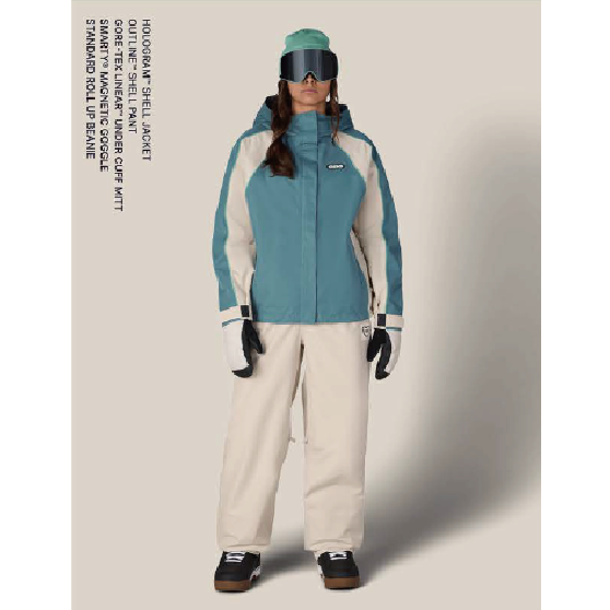 686 ウェア ロクハチロク WOMENS OUTLINE™ SHELL PANT NAVY DENIM M5WN436 26-27 スノーボードウェア 日本正規品
