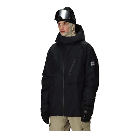 686 ウェア ロクハチロク MENS HYDRA? THERMAGRAPH? JACKET BLACK M5WN149 26-27 スノーボードウェア 日本正規品