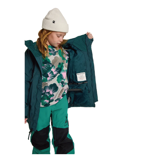 BURTON ウェア バートン  Kids' Ascutney 2L Jacket Deep Emerald 2431210AH5 26-27 スノーボードウェア 日本正規品