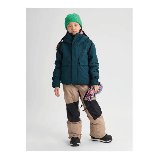 BURTON ウェア バートン  Kids' Ascutney 2L Jacket Deep Emerald 2431210AH5 26-27 スノーボードウェア 日本正規品