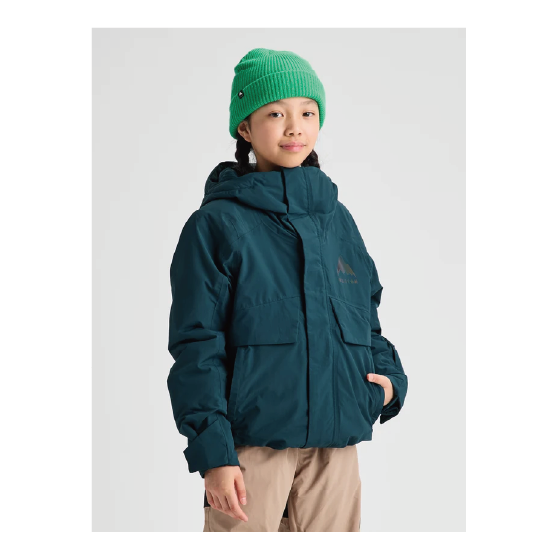 BURTON ウェア バートン  Kids' Ascutney 2L Jacket Deep Emerald 2431210AH5 26-27 スノーボードウェア 日本正規品