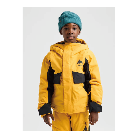 BURTON ウェア バートン  Kids' Ascutney 2L Jacket Goldenrod/True Black 2431210BET 26-27 スノーボードウェア 日本正規品