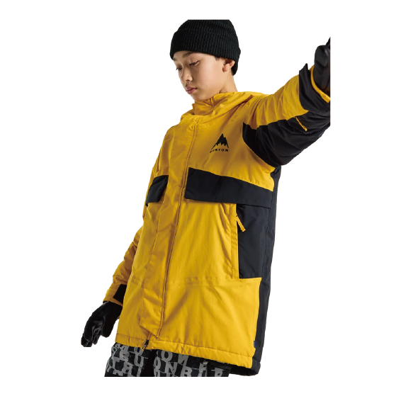 BURTON ウェア バートン  Kids' Ascutney 2L Jacket Goldenrod/True Black 2431210BET 26-27 スノーボードウェア 日本正規品