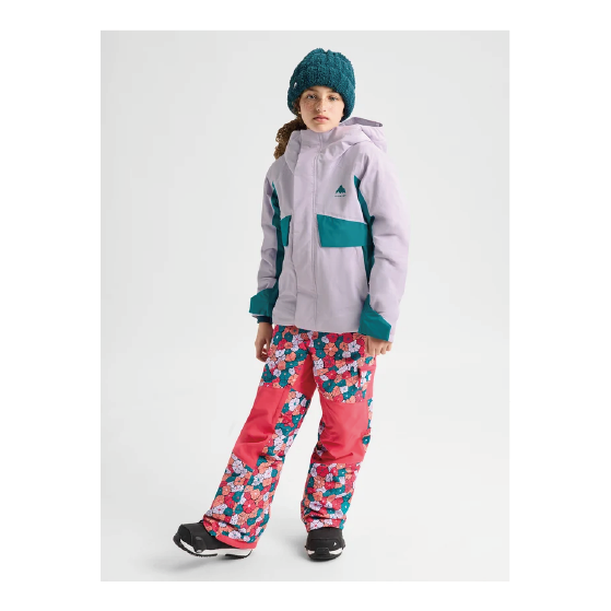 BURTON ウェア バートン  Kids' Ascutney 2L Jacket Moondust Purple/Pacific Teal 2431210E8L 26-27 スノーボードウェア 日本正規品
