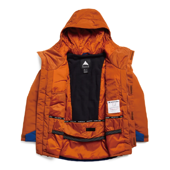 BURTON ウェア バートン  Kids' Ascutney 2L Jacket Spiced Chai/Twilight Blue 2431210E2V 26-27 スノーボードウェア 日本正規品