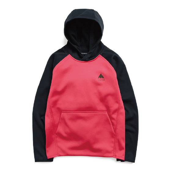 BURTON バートン  Kids' Crown Weatherproof Pullover Fleece True Black/Azalea Pink 2212217AUV 26-27 日本正規品