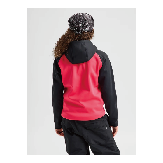 BURTON バートン  Kids' Crown Weatherproof Pullover Fleece True Black/Azalea Pink 2212217AUV 26-27 日本正規品