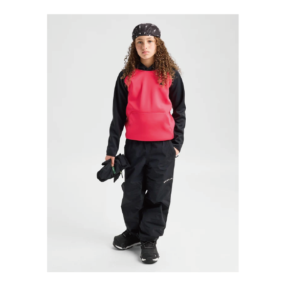 BURTON バートン  Kids' Crown Weatherproof Pullover Fleece True Black/Azalea Pink 2212217AUV 26-27 日本正規品