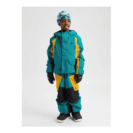 BURTON ウェア バートン  Kids GORE-TEX Shell Jacket Pacific Teal/Goldenrod/True Black 2431910FAA 26-27 スノーボードウェア 日本正規品