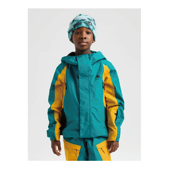 BURTON ウェア バートン  Kids GORE-TEX Shell Jacket Pacific Teal/Goldenrod/True Black 2431910FAA 26-27 スノーボードウェア 日本正規品