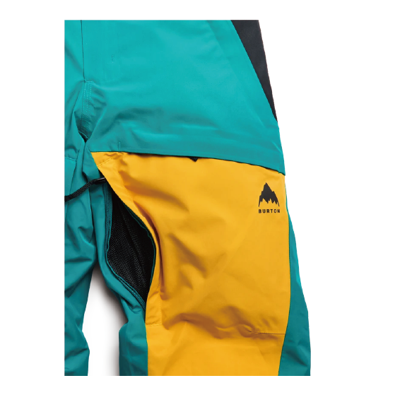 BURTON ウェア バートン  Kids' GORE-TEX Shell Pants Pacific Teal/Goldenrod/True Black 2432610FAA 26-27 スノーボードウェア 日本正規品