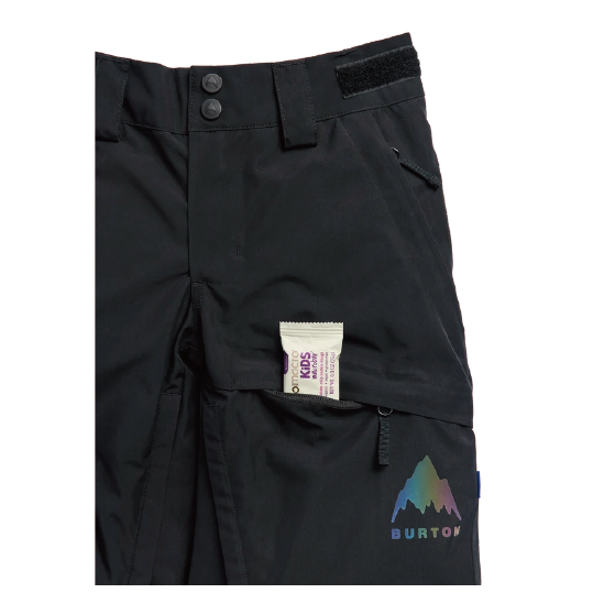 BURTON ウェア バートン  Kids' GORE-TEX Shell Pants True Black 2432610A04 26-27 スノーボードウェア 日本正規品