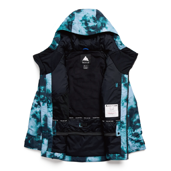 BURTON ウェア バートン  Kids' Burton Hillslope 2L Jacket Crumple Dye 2431310EZI 26-27 スノーボードウェア 日本正規品