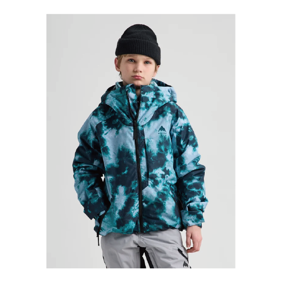 BURTON ウェア バートン  Kids' Burton Hillslope 2L Jacket Crumple Dye 2431310EZI 26-27 スノーボードウェア 日本正規品