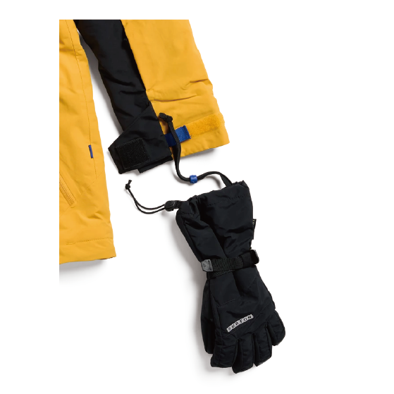 BURTON ウェア バートン  Kids' Burton Hillslope 2L Jacket Goldenrod/True Black 2431310BET 26-27 スノーボードウェア 日本正規品