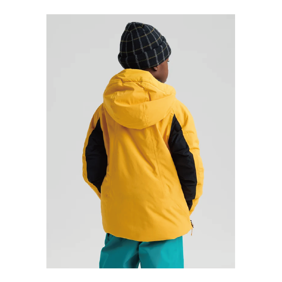BURTON ウェア バートン  Kids' Burton Hillslope 2L Jacket Goldenrod/True Black 2431310BET 26-27 スノーボードウェア 日本正規品