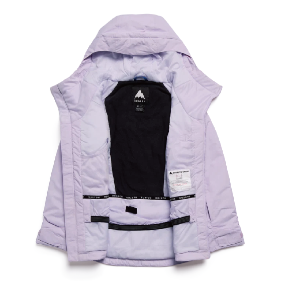BURTON ウェア バートン  Kids' Burton Hillslope 2L Jacket Moondust Purple 2431310E9G 26-27 スノーボードウェア 日本正規品