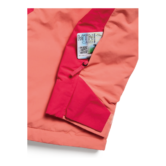 BURTON ウェア バートン  Kids' Burton Hillslope 2L Jacket Peach Echo/Azalea Pink 2431310E5Q 26-27 スノーボードウェア 日本正規品