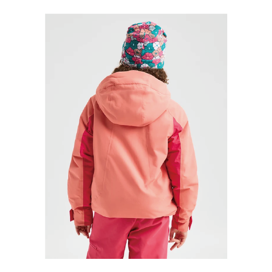 BURTON ウェア バートン  Kids' Burton Hillslope 2L Jacket Peach Echo/Azalea Pink 2431310E5Q 26-27 スノーボードウェア 日本正規品