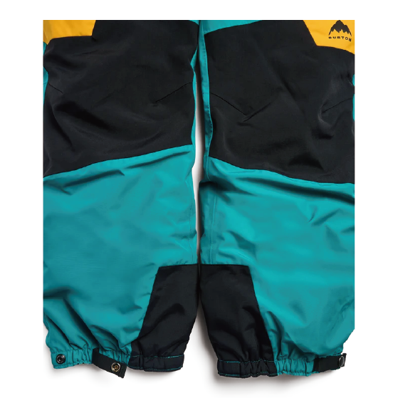 BURTON ウェア バートン  Kids' Powline GORE-TEX Bib Pants Pacific Teal/Goldenrod/True Black 2432510FAA 26-27 スノーボードウェア 日本正規品