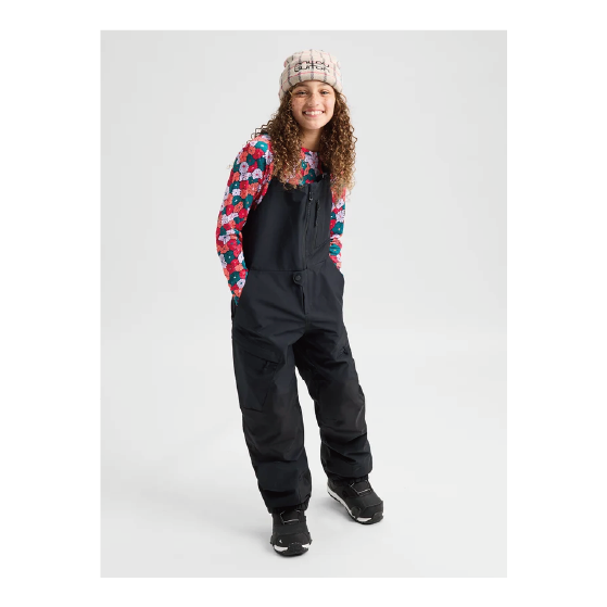 BURTON ウェア バートン  Kids' Powline GORE-TEX Bib Pants True Black 2432510A04 26-27 スノーボードウェア 日本正規品